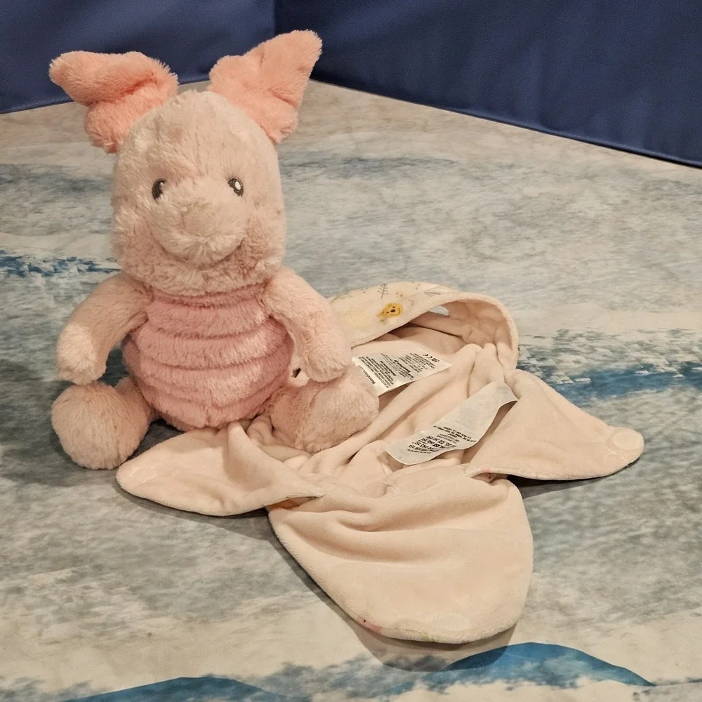 1997 Mattel Disney Winnie The Pooh Eeyore & Disney Babies Piglet Plush Bundle